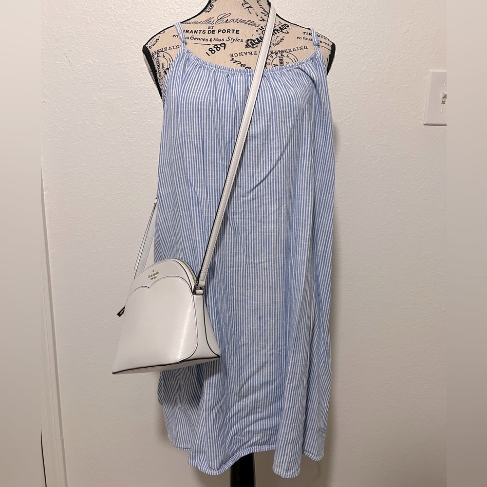 Blue H&M Striped Beachy Dress 🏖️